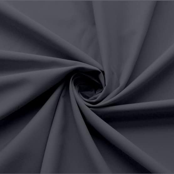 Ruffled Bed Skirt with Split Corners-Dust Ruffle - 18" Drop 100% Microfiber Soft,Sheen & Luxurious Look - Bed Skirts (Dark Grey -King)
