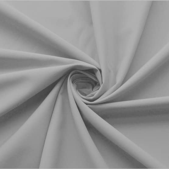 Ruffled Bed Skirt with Split Corners-Dust Ruffle - 24" Drop 100% Microfiber Soft,Sheen & Luxurious Look - Bed Skirts (Light Grey -Queen)