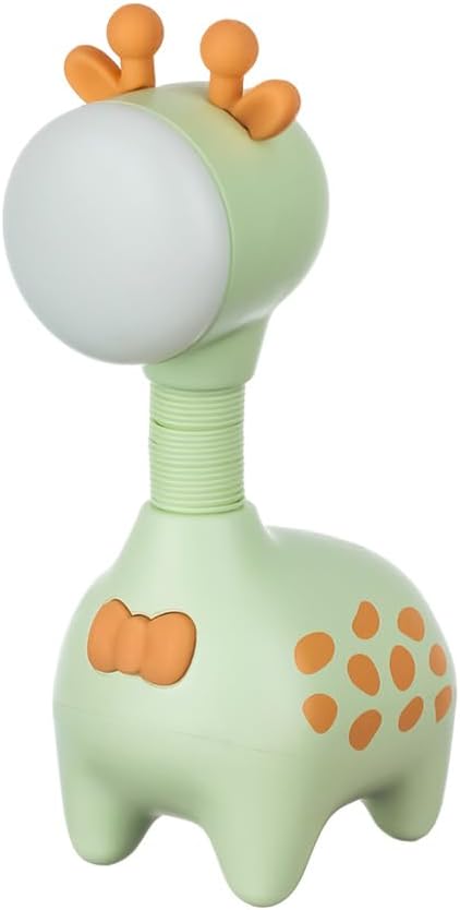 Fantasee Giraffe Night Light USB Rechargeable Nursery Bedside Sleeping Light for Child Kids - Green