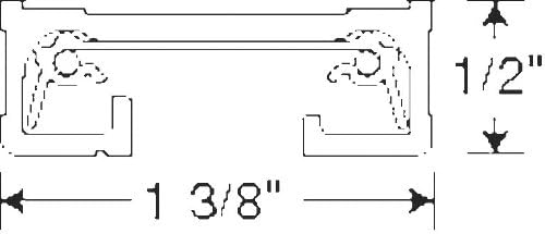 Juno Lighting R4WH LED Surface Trac section Trac-Lites, 44-Inch, White