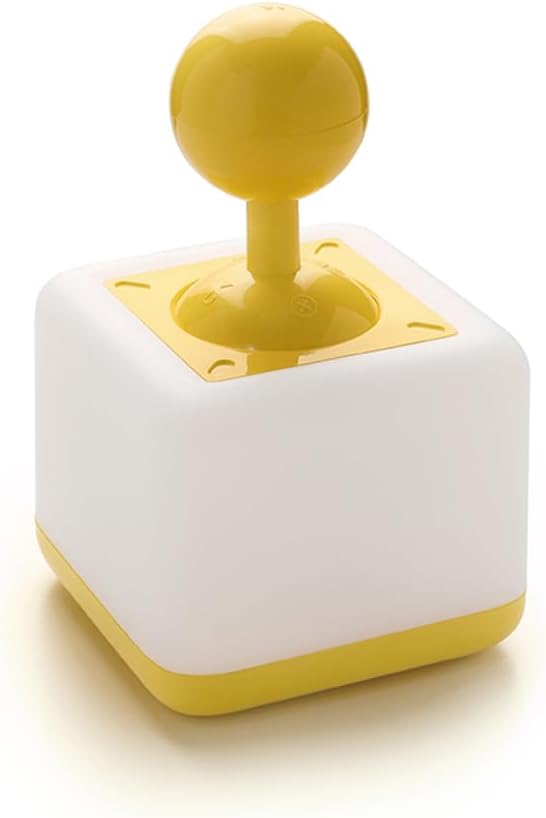 Nursery Night Light, Toggle Switch Night Lamp for Bedroom, USB Rechargeable Lamps 2 Light Modes, Stress-Reliever Toy Bedside Delay-Off Nightlight for Kids Toddler Boys Girls Birthday, Yellow