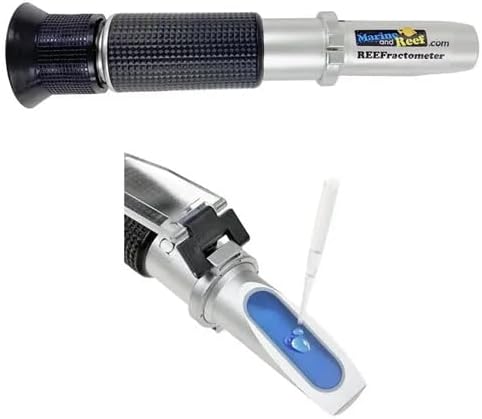Kessil Two A360XE Tuna Blue LED Lights with Controller, Two Mounting Arms & Reefractometer Bundle (6 Items)
