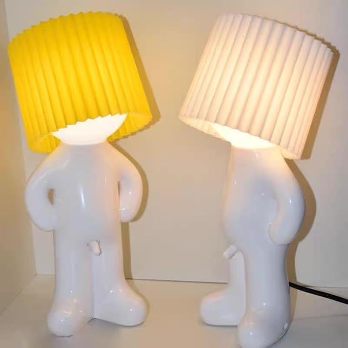 Bedside Night Light, shy man lamp,Mothers Day Gifts for Mom Wife,Birthday Christmas Gifts for Men Women Boyfriend Girlfriend, Funny Anniversary Gag Gifts, White Elephant Easter Gifts for Adults