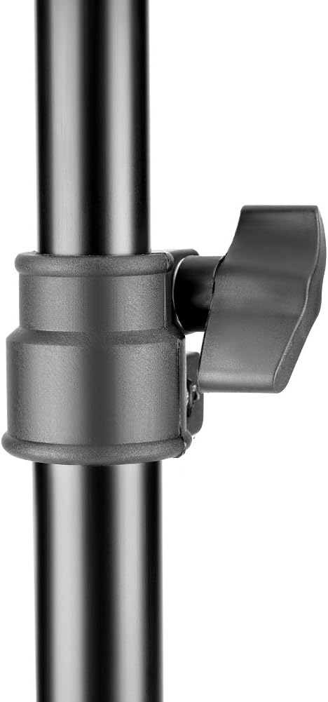 Neewer 6.23 Feet/190CM Aluminum Light Tripod Stands For Studio Kits, Photography Lights, Softboxes(Black,2 Pack)