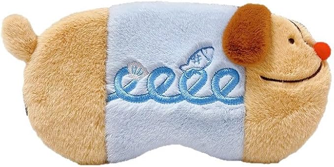 PERFECTSIGHT Cute Sleep Eye Masks (Fish Dachshund)
