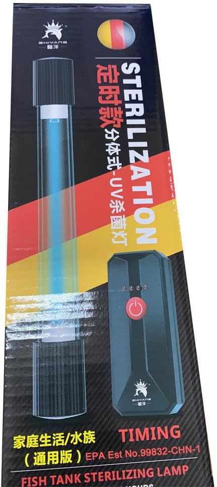 TAISHAN Aquarium Clean Light,13W & 11W & 9 W & 7 W & 5 W & 3 W Algae Removal Light with Timer,Aquarium Water Clean Green Clear Waterproof Clean Light for Fish Tank,Pond,Swimming Pool