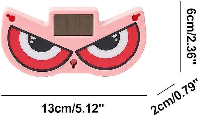 Cartoon Big Eye Car Light, Solar Powered LED Dashboard Decoration with USB Charging, Funny Eye Warning Flash Light with Multiple Modes, Car Interior Accessory for Night Safety, ABS Mini Novelty Lamp