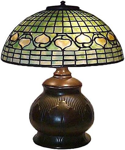 Tiffany 129286 Original Tiffany Acorn with Tobacco Leaf Table Lamp