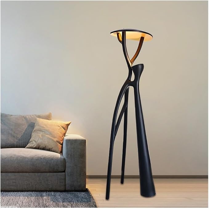 Standing Lamps Hotel Lobby Floor Lamp Exhibition Hall, Shopping Mall, Villa Living Room, Resin Resilient Tree Branch Sculpture (Excluding Light Source) Decorate(Large)