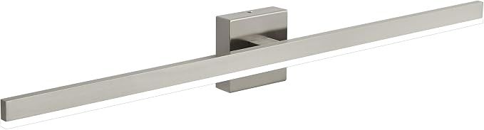 Nickel Bathroom Vanity Light Fixture 39.4'' 20W Dimmable 5CCT LED Hardwired | Bathroom Light Fixture Over Mirror, Bathroom Wall Sconce, Rust-resistant, ETL Certificated, 2700K/3000K/3500K/4000K/5000K
