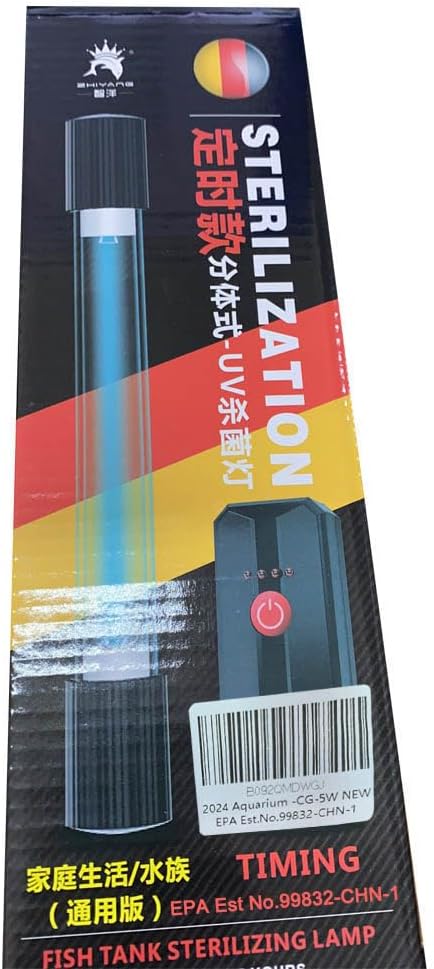 TAISHAN Aquarium Clean Light,13W & 11W & 9 W & 7 W & 5 W & 3 W Algae Removal Light with Timer,Aquarium Water Clean Green Clear Waterproof Clean Light for Fish Tank,Pond,Swimming Pool