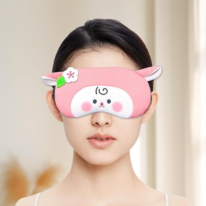 PERFECTSIGHT Cute Sleep Eye Masks (Pink Sheep)