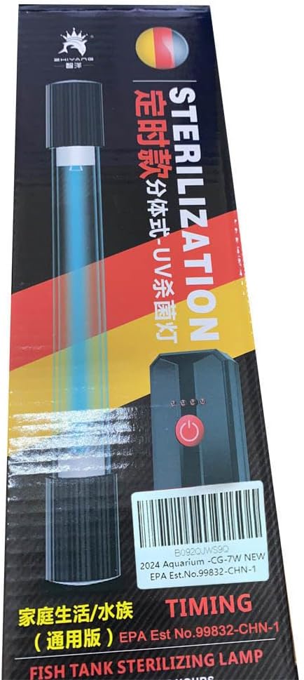 TAISHAN Aquarium Clean Light,13W & 11W & 9 W & 7 W & 5 W & 3 W Algae Removal Light with Timer,Aquarium Water Clean Green Clear Waterproof Clean Light for Fish Tank,Pond,Swimming Pool