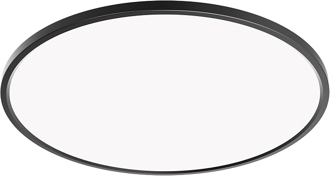 Feit Electric 25in Selectable White Ceiling Light, 2500 Lumens, 5 Color Temperatures (2700K-6500K), Dimmable, 36W Flush Mount, Perfect for Office, Kitchen, and Living Spaces, FM25LP6WYBK