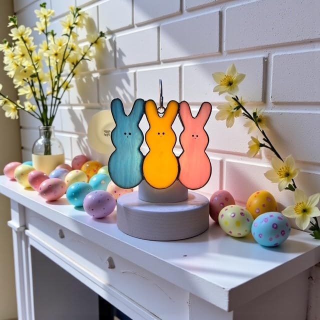 Glass Cover: Easter Peeps Oh for Peeps Sake/Easter Decor