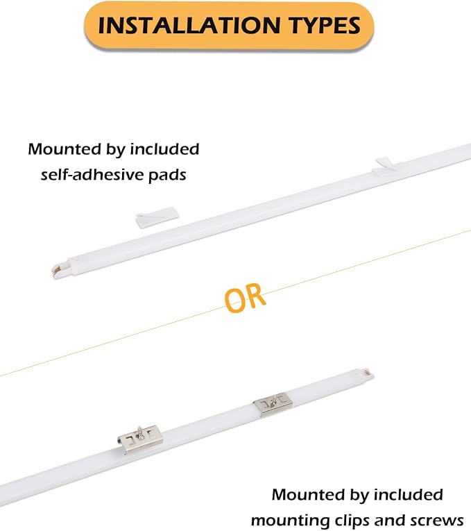 Cefrank 6-Pack Linkable Under Cabinet Lighting, 12" LED Shelf Light Bars | 1200LM Cool White • Plug-in • CRI90+ • Frosted Lens • Pantry • Bookshelf • Workbench
