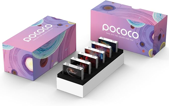 POCOCO Realistic Constellation-2 Series Discs, 5K Resolution, Realistic Patterns, 6 Pieces