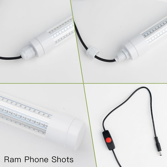 Underwater Green Fish Light Compatible with Black & Decker Batt