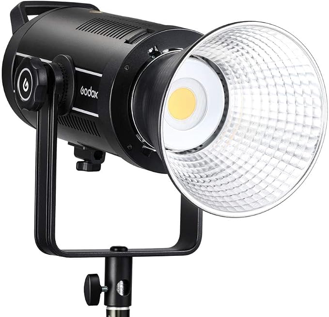 Godox SL150III 160W LED Video Light, 73,600Lux SL150W LED Continuous Light, Studio Bright with Bowens Mount Bluetooth APP Control, 8 FX Effects, Silent Mode for Photography&Filming