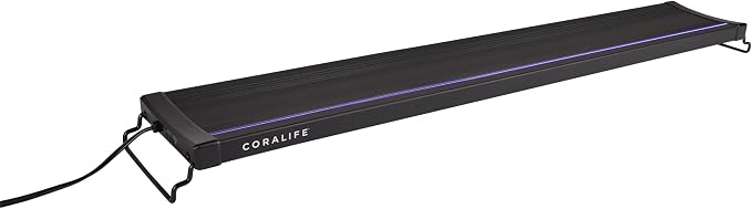 Coralife Fish Tank Aquarium Seascape WiFi/Bluetooth SMART LED Light Fixture, 30-36"