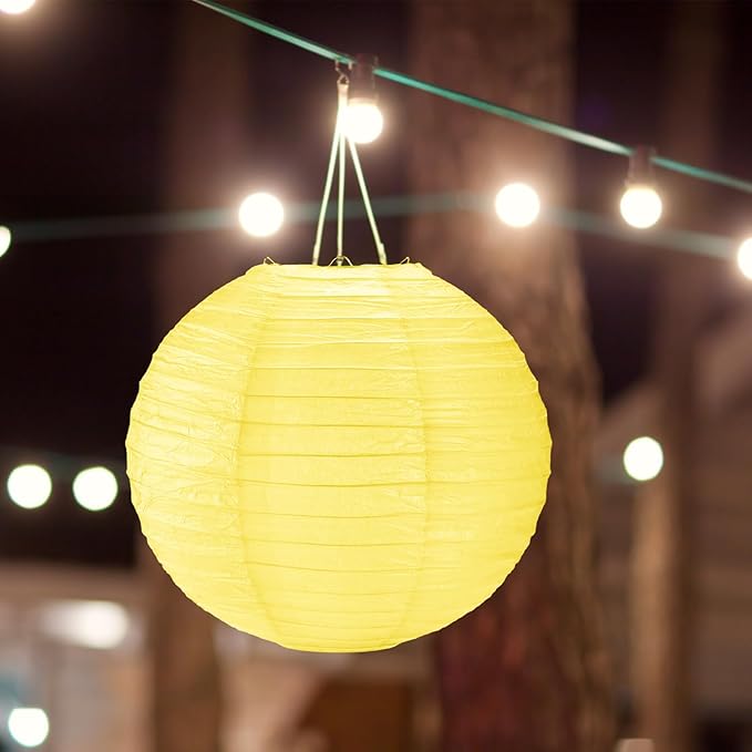 Woanger 6 Pack 24 Inch Large Pastel Paper Lanterns Giant Chinese Hanging Paper Lanterns for House Lamps, Wedding, Birthday Party & Event Decorations