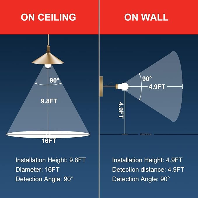 Sengled Motion Sensor LED Bulbs, A19 5000K Daylight Dusk to Dawn Motion Activated Light, 11W (75W Equivalent) 1200 Lumens for Indoor & Outdoor Use, Porch, Garage, Hallway, 2 Pack