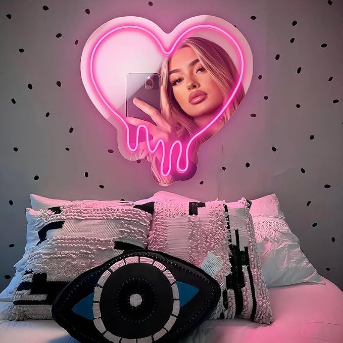 Ulalaza LED Neon Sign Night Light for Wall Party Décor Bedroom Room Bar Wedding Home Birthday Art Decoration Christmas with USB Chain Light modulator 5v 16.5''*9.1''