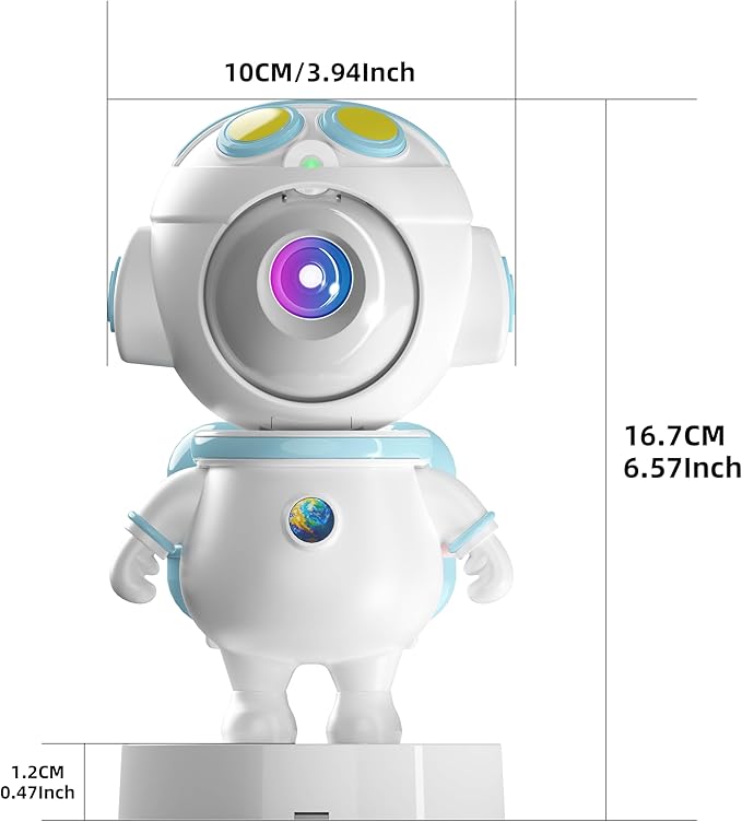 Astronaut Galaxy Projector Night Light with APP & Remote Control - 8 Color Nebula Star Projector for Bedroom, Kids Room, and Relaxation - Birthday Gift for Space Lovers of All Ages