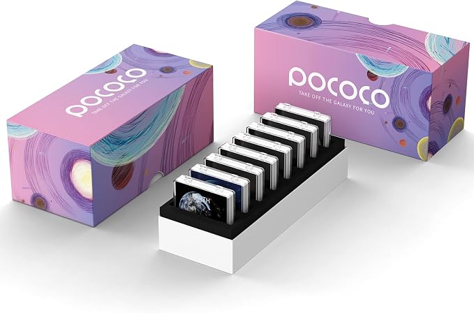 POCOCO Immersive Planet Series Discs, 5K Resolution, Realistic Patterns, 8 Pieces