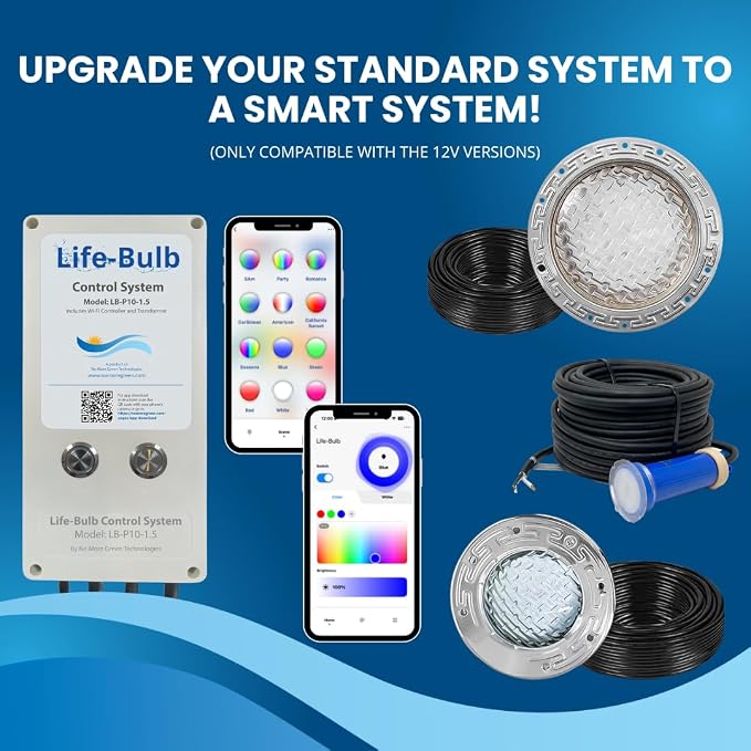Smart Control System | Controls 1.5 Inch, 6 Inch, and 10 Inch 12V Lights (Sold Separately) | Works Phone App - iOS or Android | Lifetime Replacement Warranty
