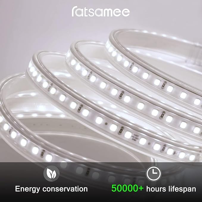 Ratsamee 72x32 Inch Led Mirror for Bathroom with Front Light and Backlit, Bathroom Mirror with Led Lights, Vanity Mirror with Lights for Wall, Anti-Fog, Dimmable, Memory Function, Tempered Glass