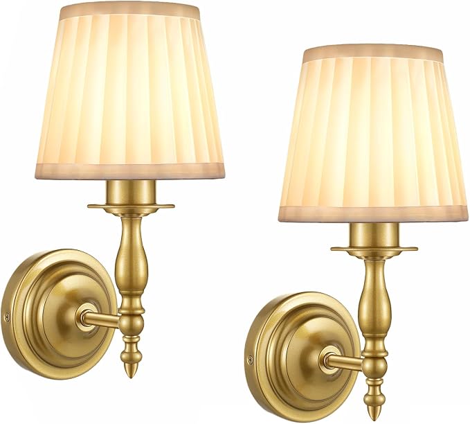 10000mAh Battery Operated Wall Sconce Set of 2,Rechargeable Wall Sconces set of Two,Vintage Gold Sconces Wall Decor,Wireless Wall Lamp,Cordless Wall Lights Living Room Bedroom (Not Peel and Stick on)