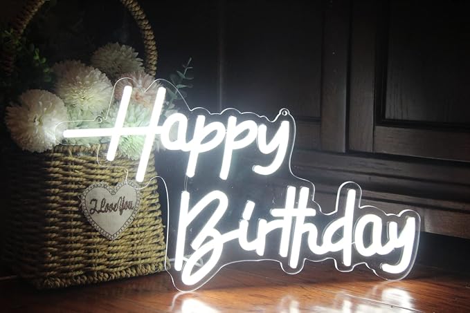 Ulalaza LED Neon Sign Night Light for Wall Party Décor Bedroom Room Bar Wedding Home Birthday Art Decoration Christmas with USB Chain Light modulator 5v 16.5''*9.1''