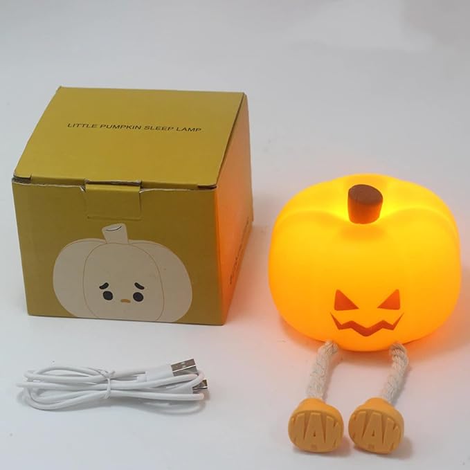 Tap Control Cute Cartoon Silicone USB Rechargeable Night Light, Squeeze Soft Silicone Animal Timing Bedside Sleep Lamp