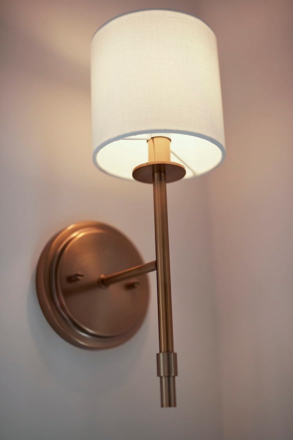Kichler Wall Sconce 1Lt, Brushed Natural Brass