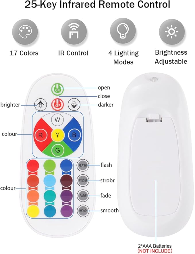 Jellyfish Lamp, LED Jellyfish Tank Table Lamp with Remote Control,17 Color Changing Dimmable Jellyfish Night Light for Home Decor & Christmas Birthday Gifts