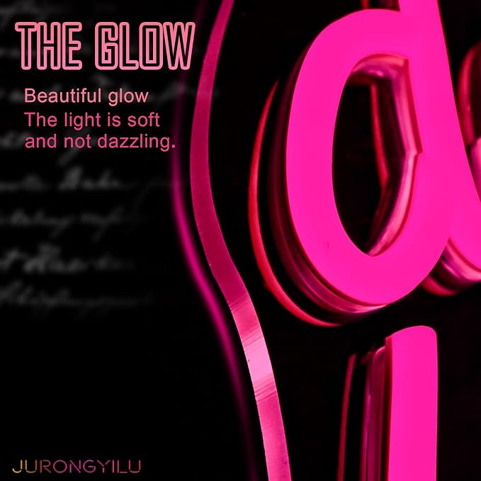 Do It for Plot Neon Light Dimmable LED Neon Sign for Wall Decor USB Powered Light Up Signs Pink LED Light for Drama Lover Party Gift Bedroom Movie Night