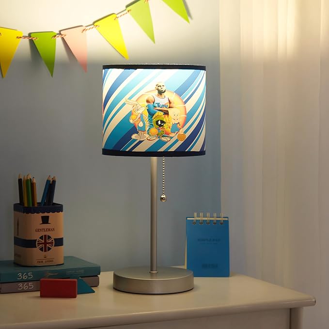 Space JAM: A New Legacy Stick Table Lamp with Printed Shade, 15.5" H x 7.5" W