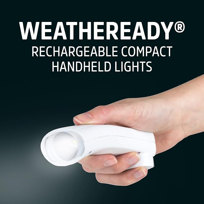 Energizer Auto-On LED Flashlights Rechargeable for Home Power Failure, Plug in LED Flashlight for Power Outage, Night Light, Hurricane Preparedness (Pack of 72)