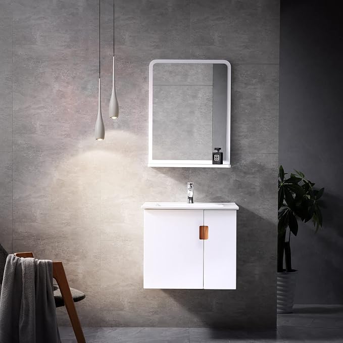 White Pendant Light for Kitchen Island, LED Dimmable Pendant Light fixtures, Small Modern Industrial Hanging Pendant Light for Over Sink, Bar, Dining Room, Bedside