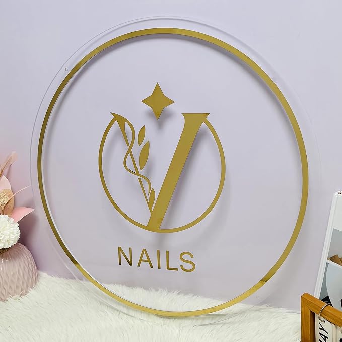 Custom Business Logo Neon Sign,Custom Acrylic Backlit Neon LOGO Signs | Personalized LED Logo Customize Logo for Beauty Salons, Cafes, Offices, Studio Sign, Boutique, Outdoor