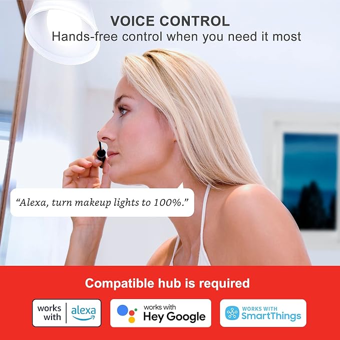 Sengled Zigbee Smart Light Bulbs, Smart Hub Required, Works with SmartThings and Echo with Built-in Hub, Voice Control with Alexa and Google Home, Daylight 60W Equivalent A19 Alexa Light Bulb, 2 Pack
