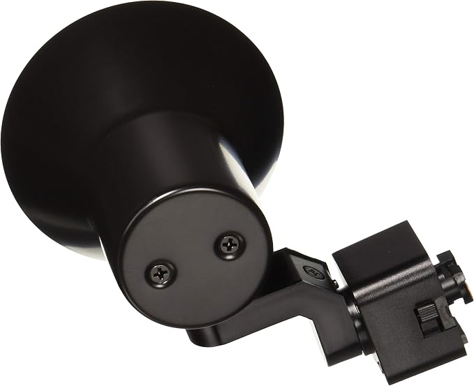 Juno Lighting Group R551 BL Track Head, Black | Compact Track Head For Juno Trac-Lites, Enclosed PAR20 Design, On/Off Switch, UL Listed, Fits Single & Two-Circuit Systems