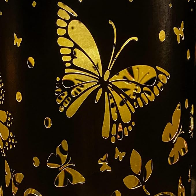 Mothers Day Gifts, 4 Pack Butterfly Birthday Gifts for Women Mom Grandma Solar Lanterns Outdoor Waterproof Garden Decor Hanging LED Decorative Light for Patio Yard Lawn Gardening Gifts