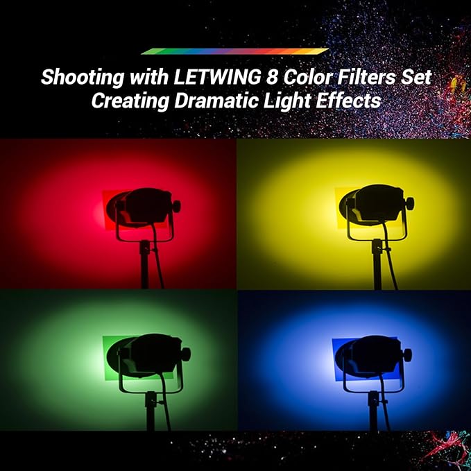 Godox ML60IIBi Bi-Color LED Video Light,70W Portable COB Continuous Output Lighting 2800K-6500K CRI 96+/TLCI 97+,11 FX Effects, APP Control Ultra-Quiet Handheld LED Light with AK-B01 Battery Base