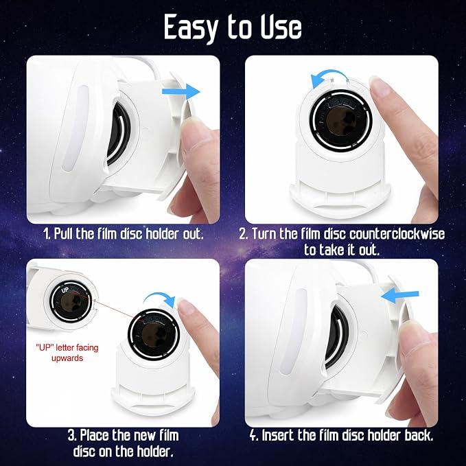 Upgraded Planetarium Projector with White Noise & Bluetooth Speaker, Astronaut Space Light Galaxy Projector for Bedroom, Ceiling Star Night Lights for Kid Adult Mood Lighting with Timer, Bedroom Decor