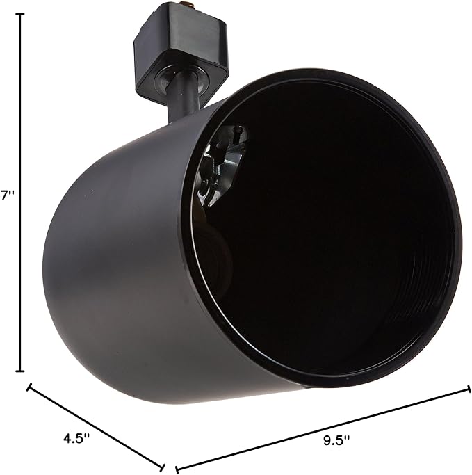 NUVO TH211 R30 Bullet Cyl Track Head, Black