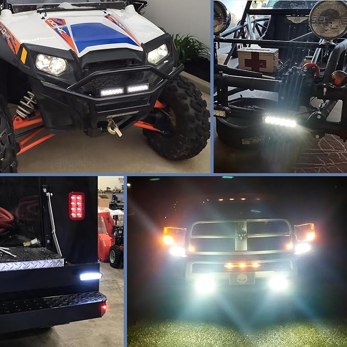 Nilight Led Light Bar 2PCS 18w Spot Driving Fog Light Led Pods Off Road Lights Boat Lights Driving Lights Led Work Light SUV Lamp