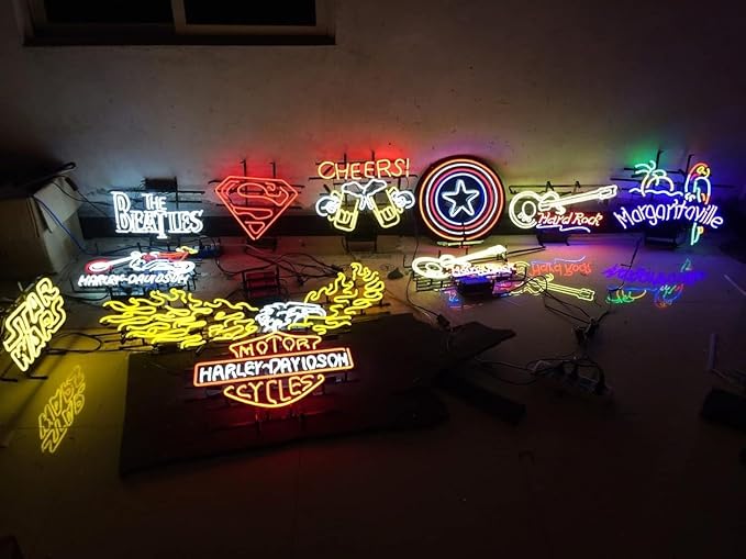 Neon Signs Beer Bar Bedroom Light Compatible For Grain Belt Beer Nordeast Sign Glass Neon Signs for Office Pub Cafe Man Cave Neon Light Art Wall Lights 24 X 20 Inches