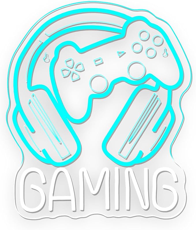 Gamerneon Gaming Neon Sign LED Neon Signs for Wall Decor Neon Light Game Room&Man Cave Game Club Led Lights for Esports Arenas Children Gift for Boys